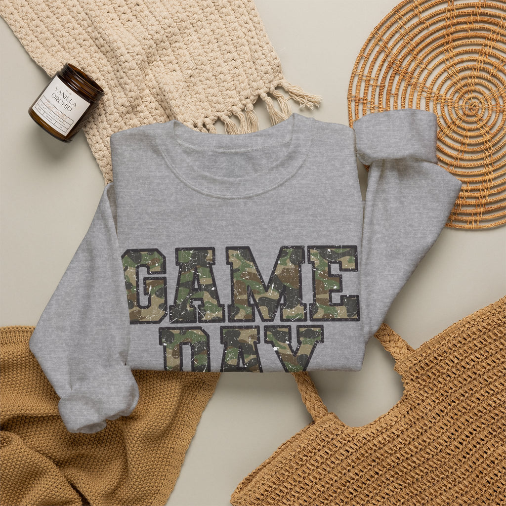 Game Day Camo Crewneck Sweatshirt