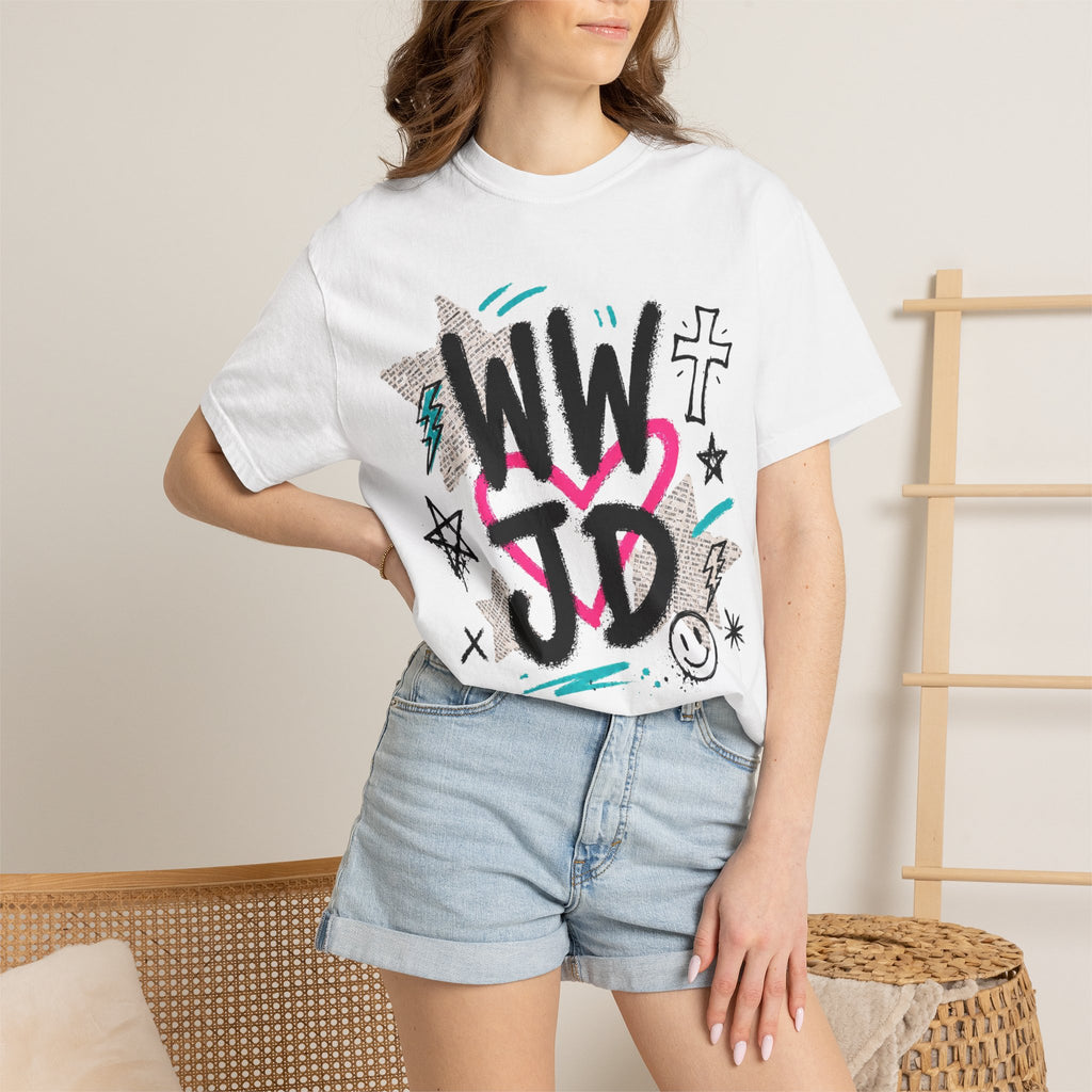 WWJD Unisex Garment-Dyed T-shirt