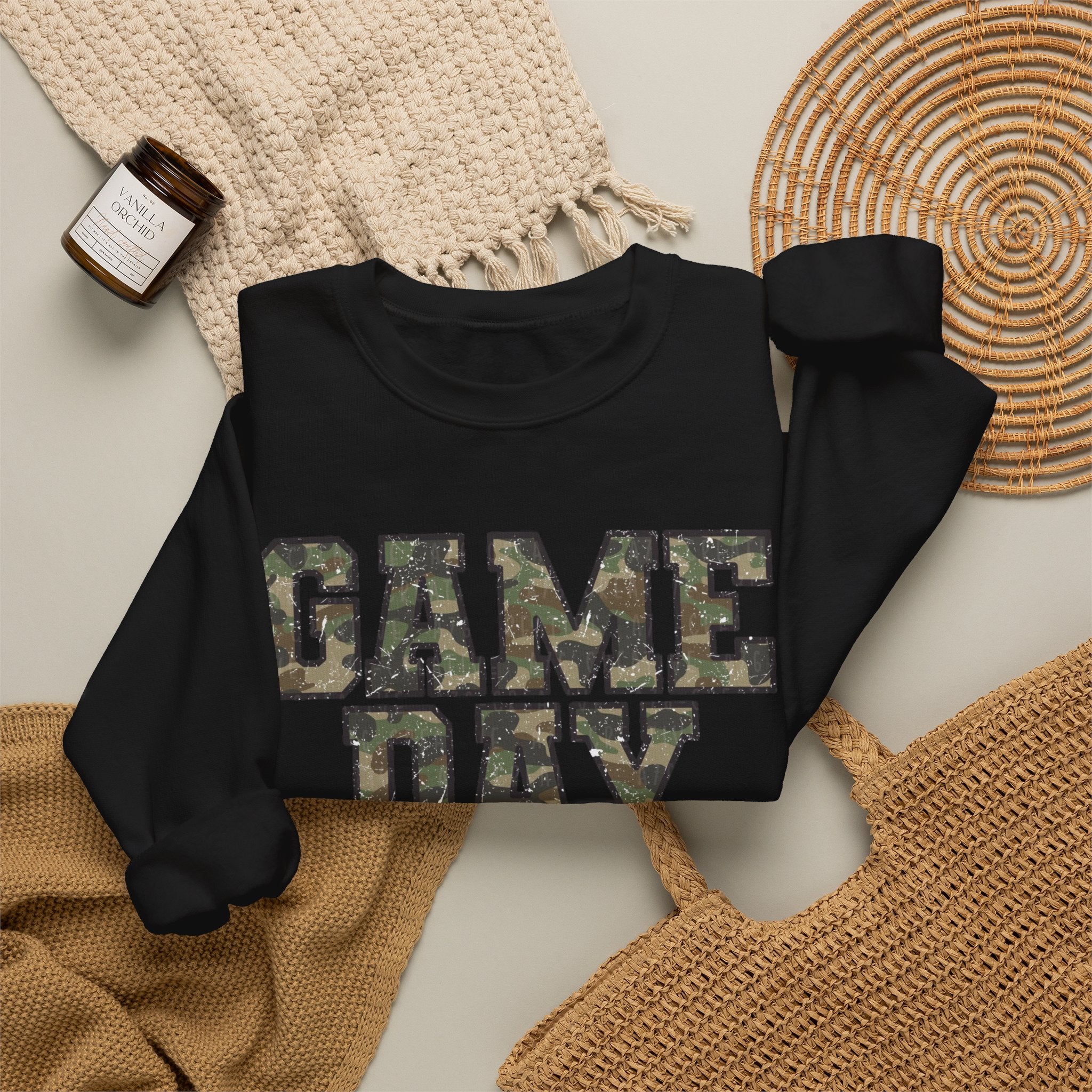 Game Day Camo Crewneck Sweatshirt