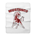 Mustang Sherpa Fleece Blanket
