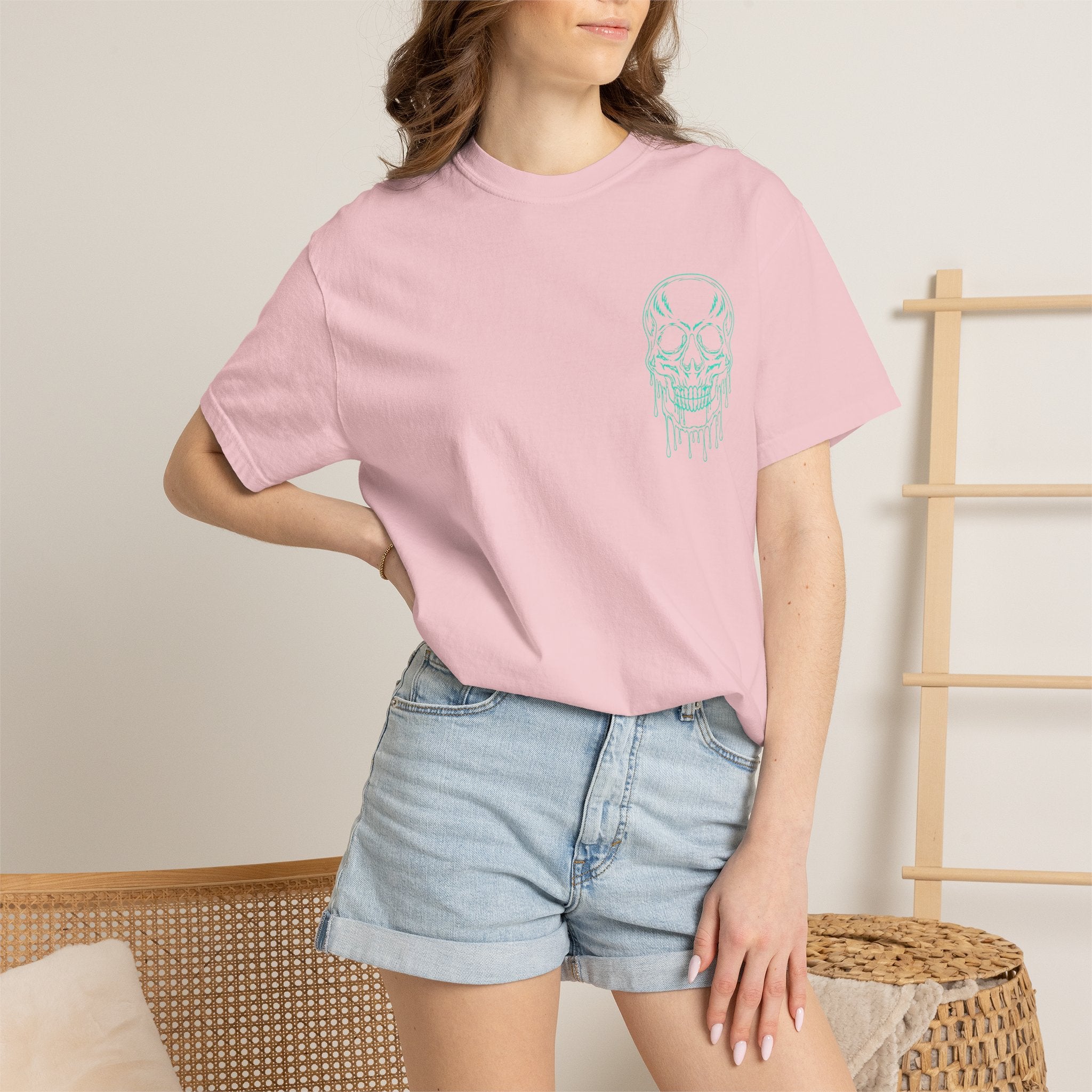 Spooky Bitch Season Unisex Garment-Dyed T-shirt