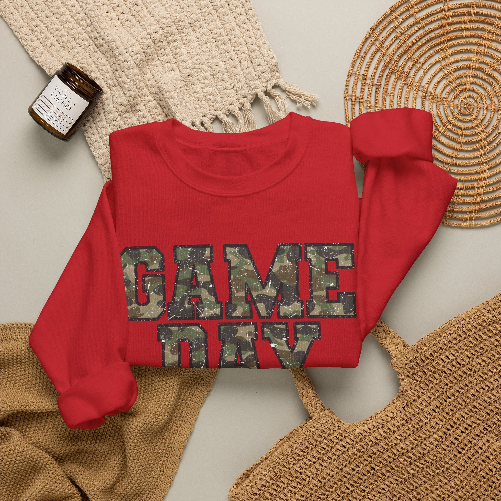 Game Day Camo Crewneck Sweatshirt
