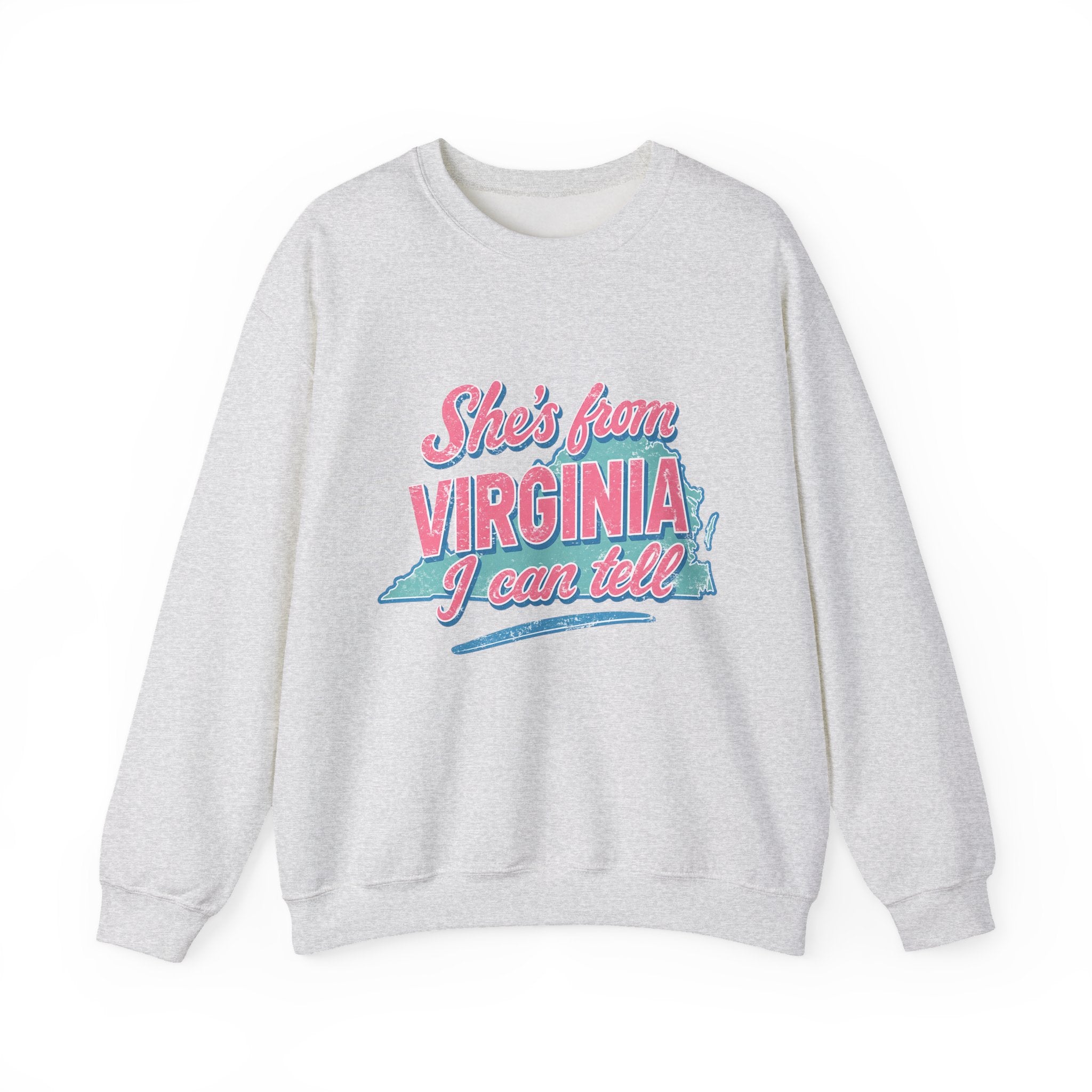 She's from Virginia Crewneck Sweatshirt