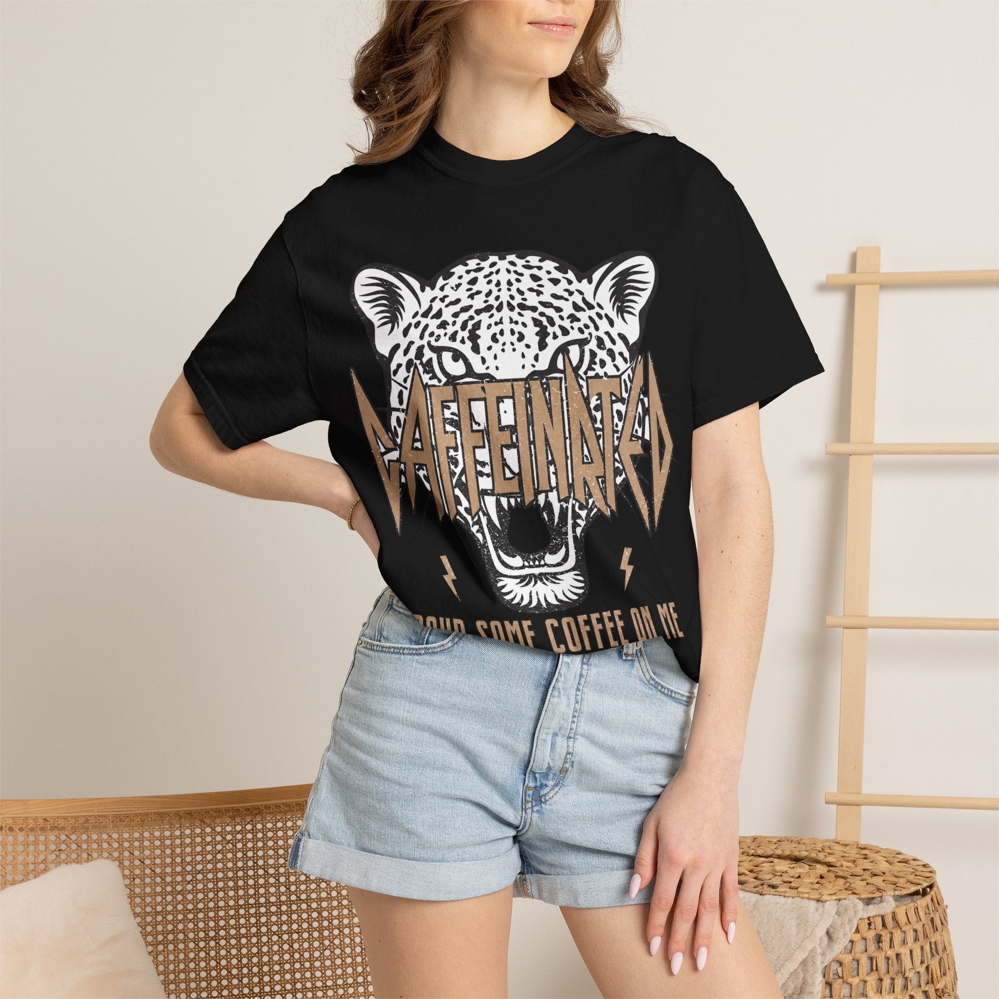 Caffeinated Unisex Garment-Dyed T-shirt