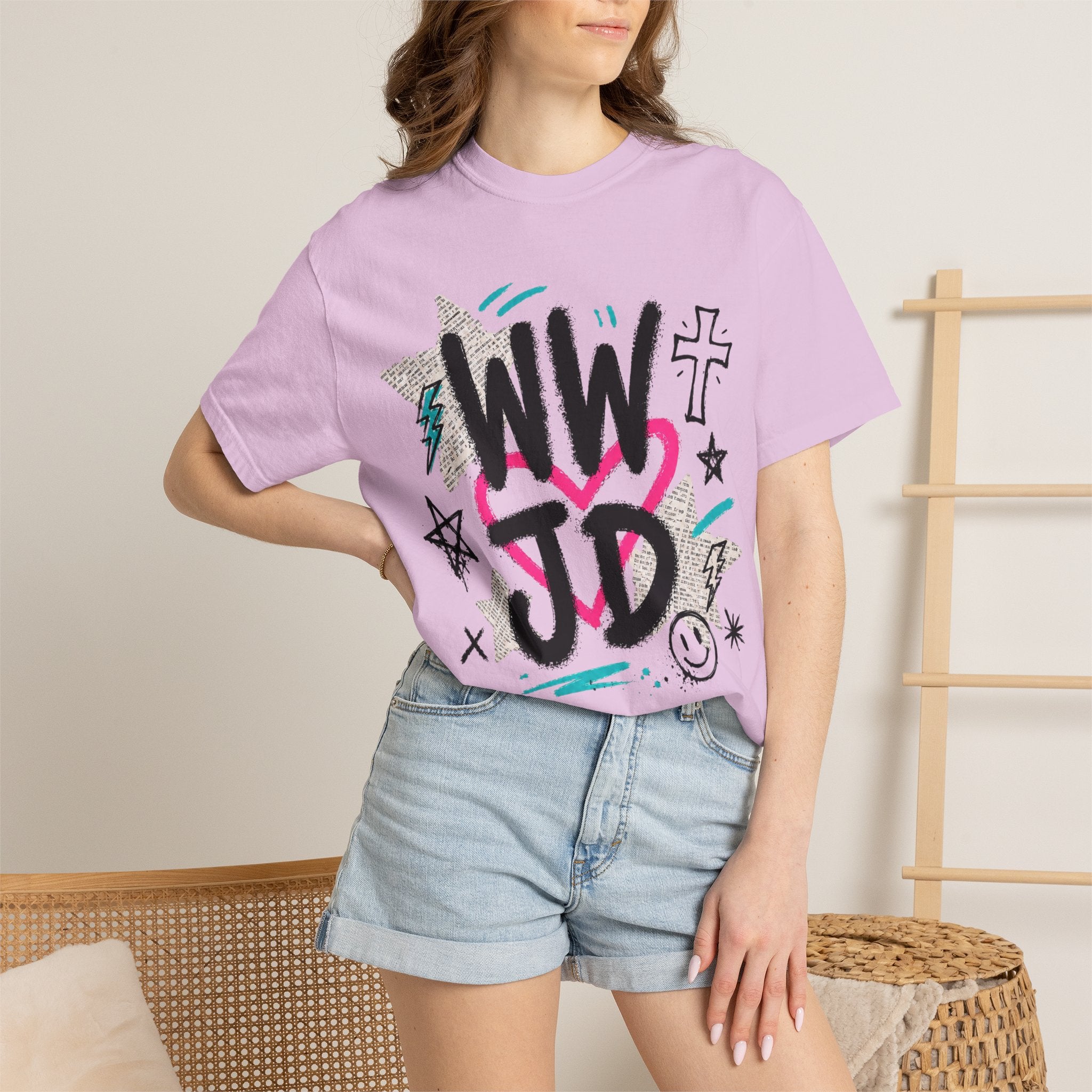 WWJD Unisex Garment-Dyed T-shirt