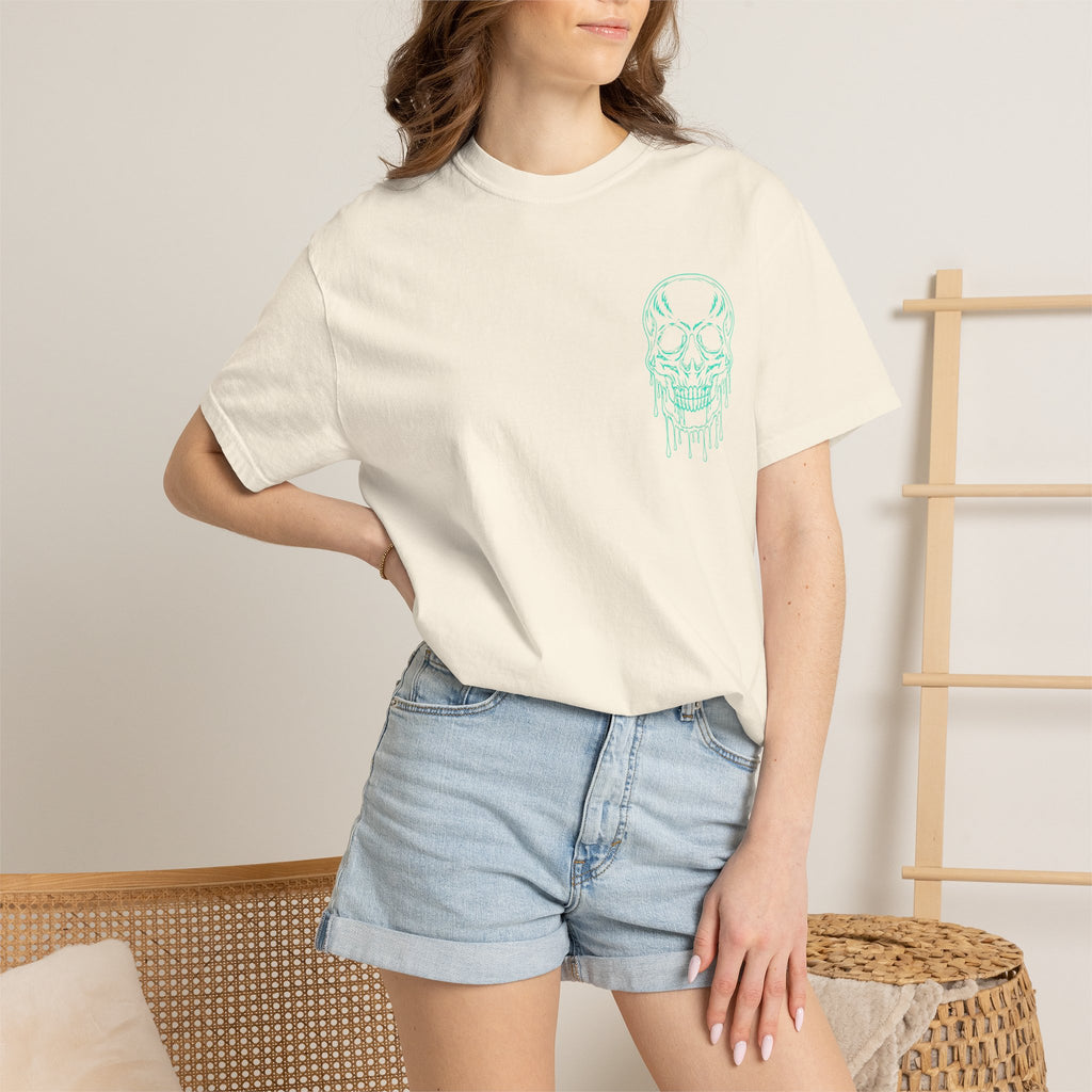 Spooky Bitch Season Unisex Garment-Dyed T-shirt