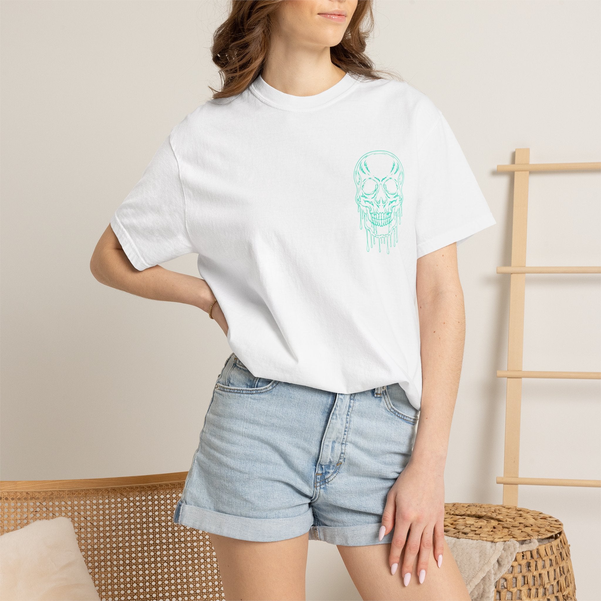 Spooky Bitch Season Unisex Garment-Dyed T-shirt
