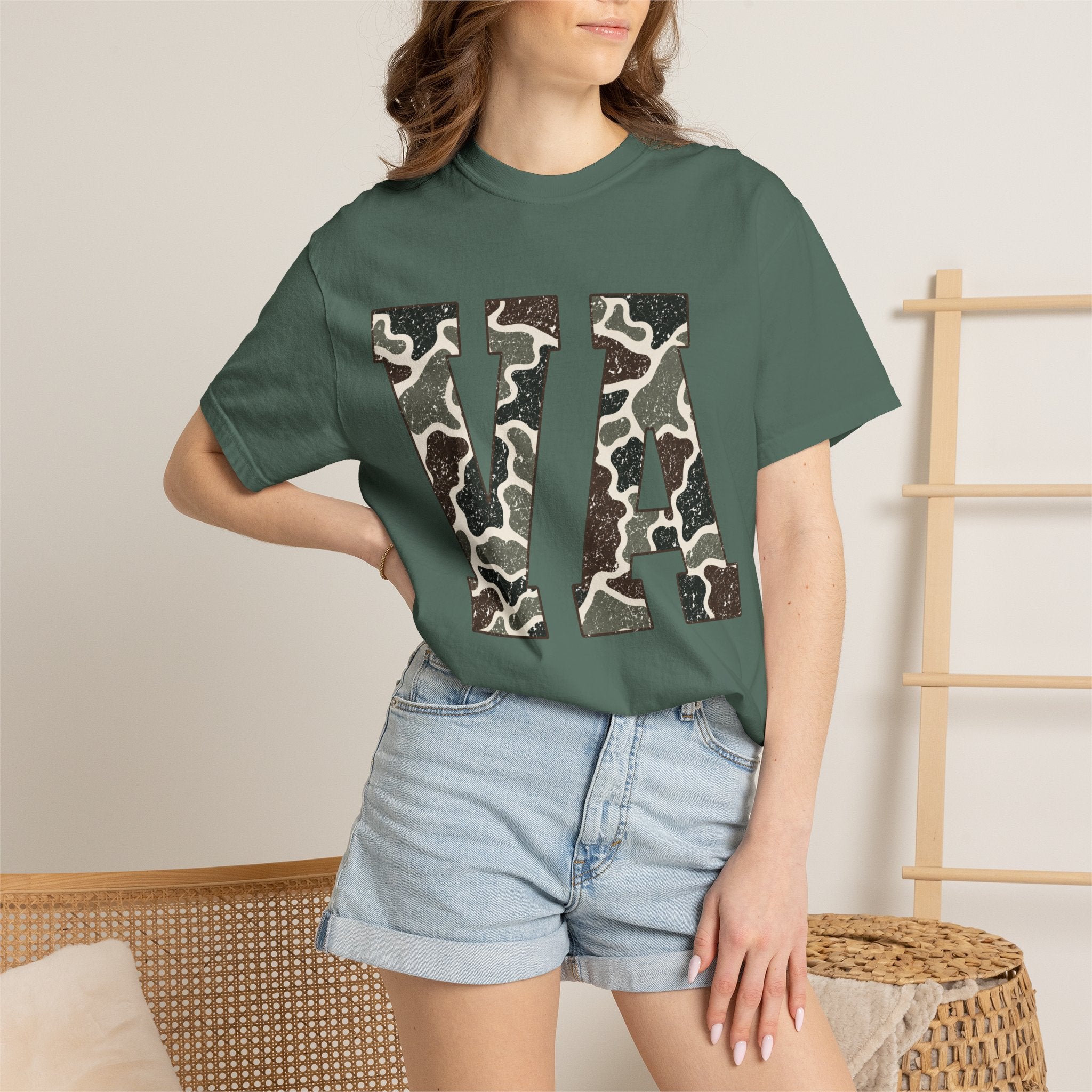 VA Camo Unisex Garment-Dyed T-shirt