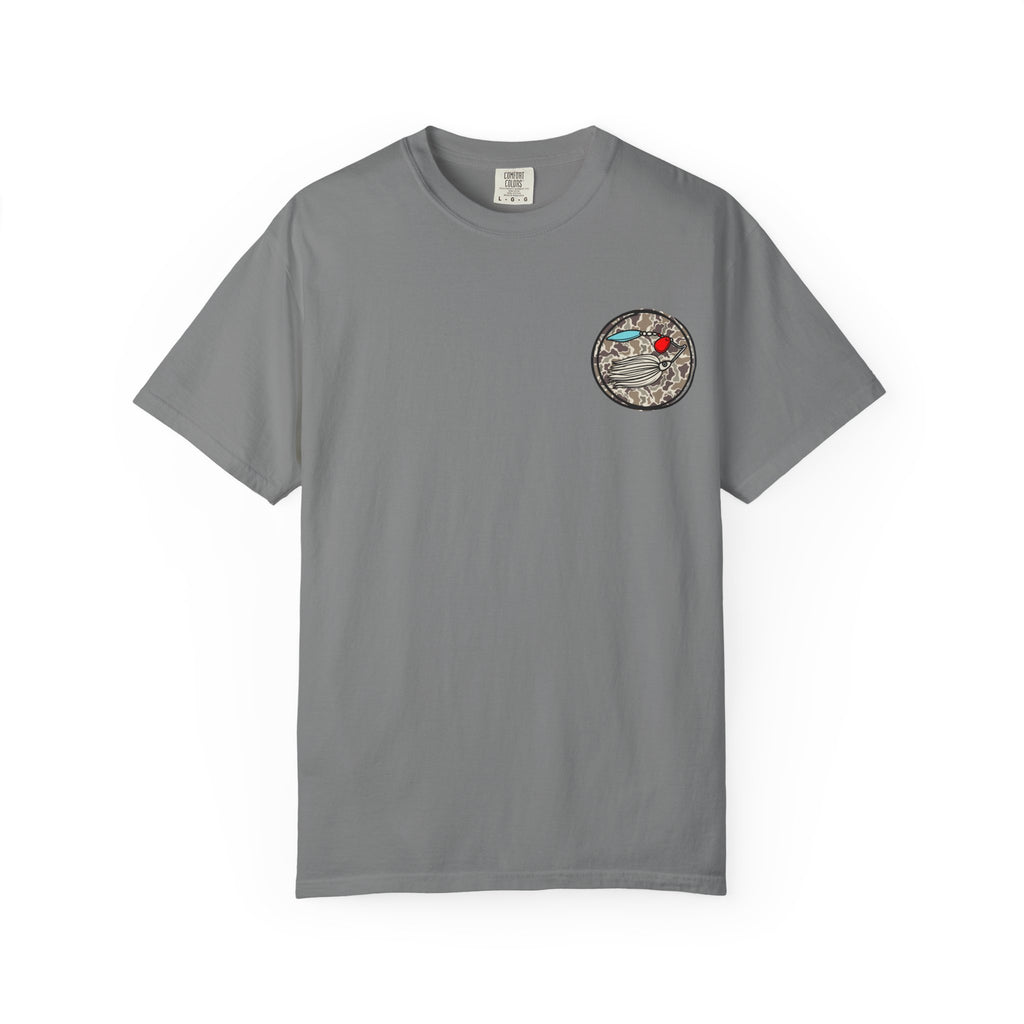 Hooked on Fishing Unisex Garment-Dyed T-shirt