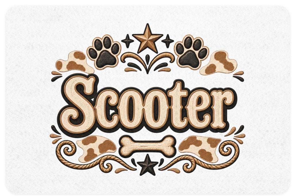 Custom Pet Food Mat (12x18)