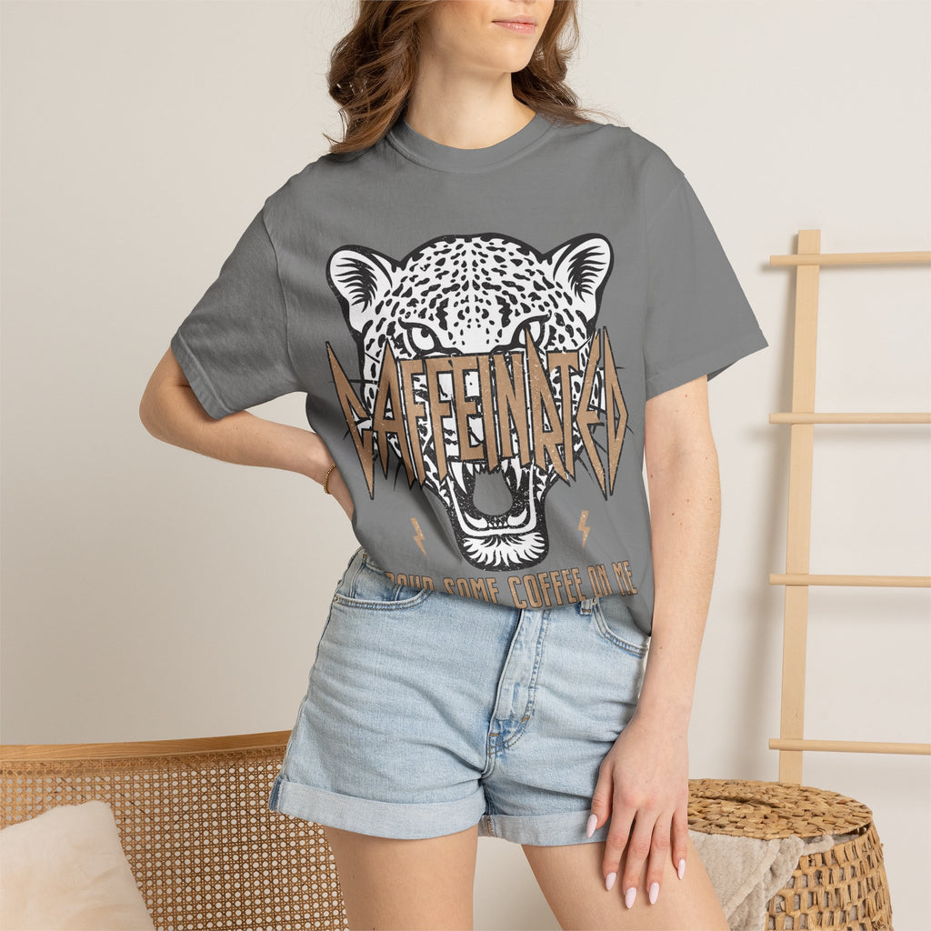 Caffeinated Unisex Garment-Dyed T-shirt