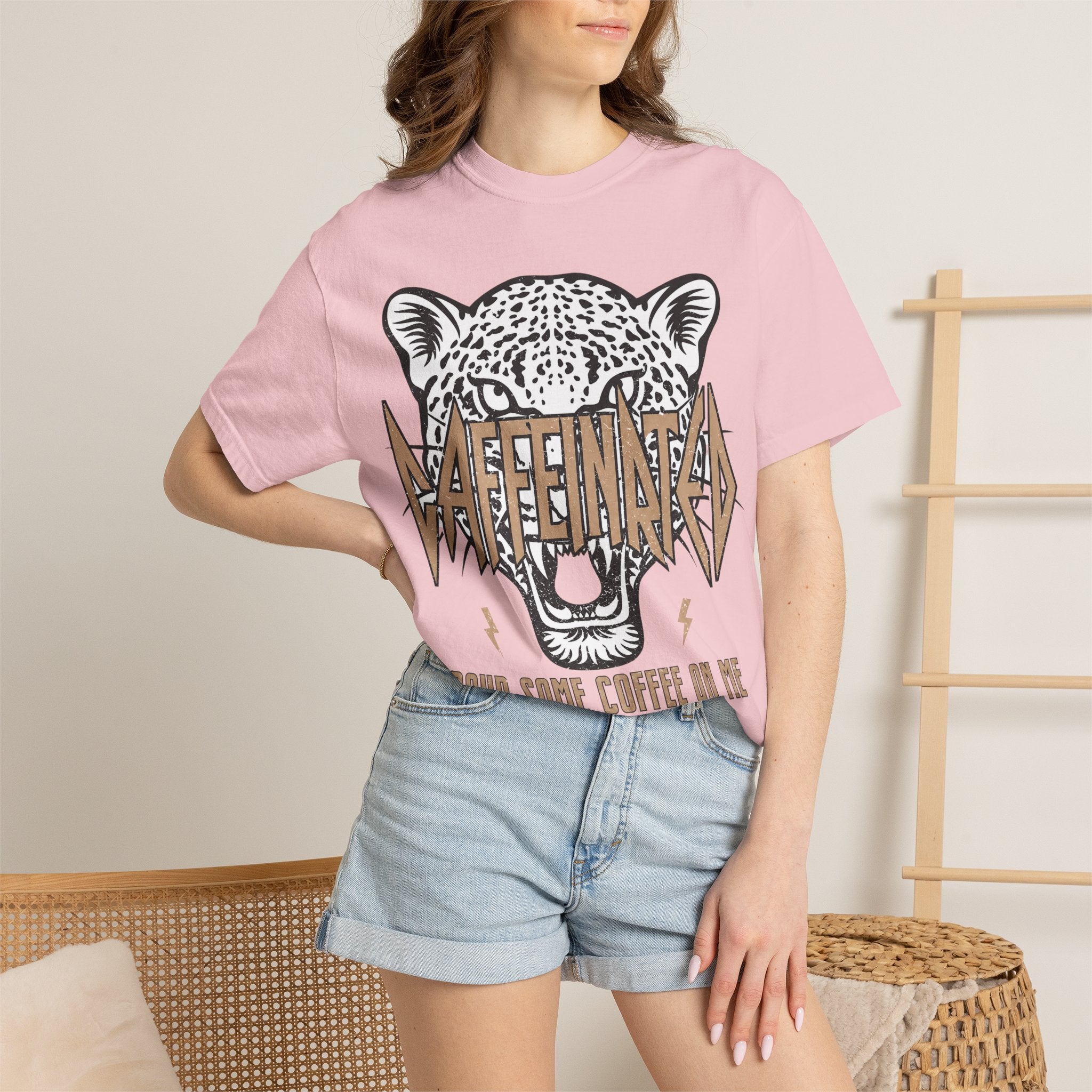 Caffeinated Unisex Garment-Dyed T-shirt