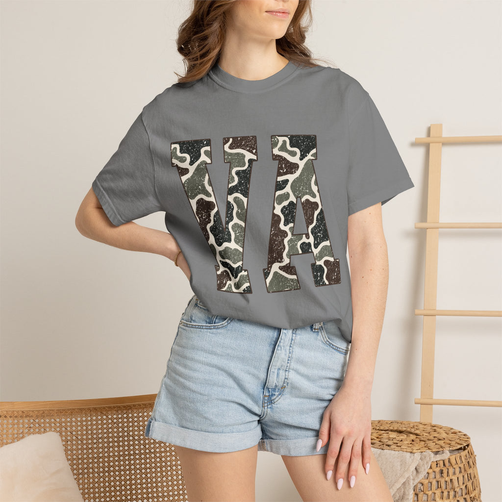 VA Camo Unisex Garment-Dyed T-shirt
