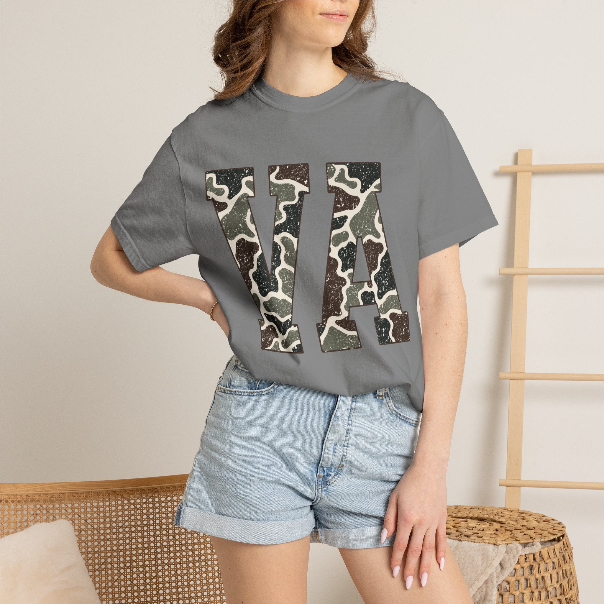 VA Camo Unisex Garment-Dyed T-shirt
