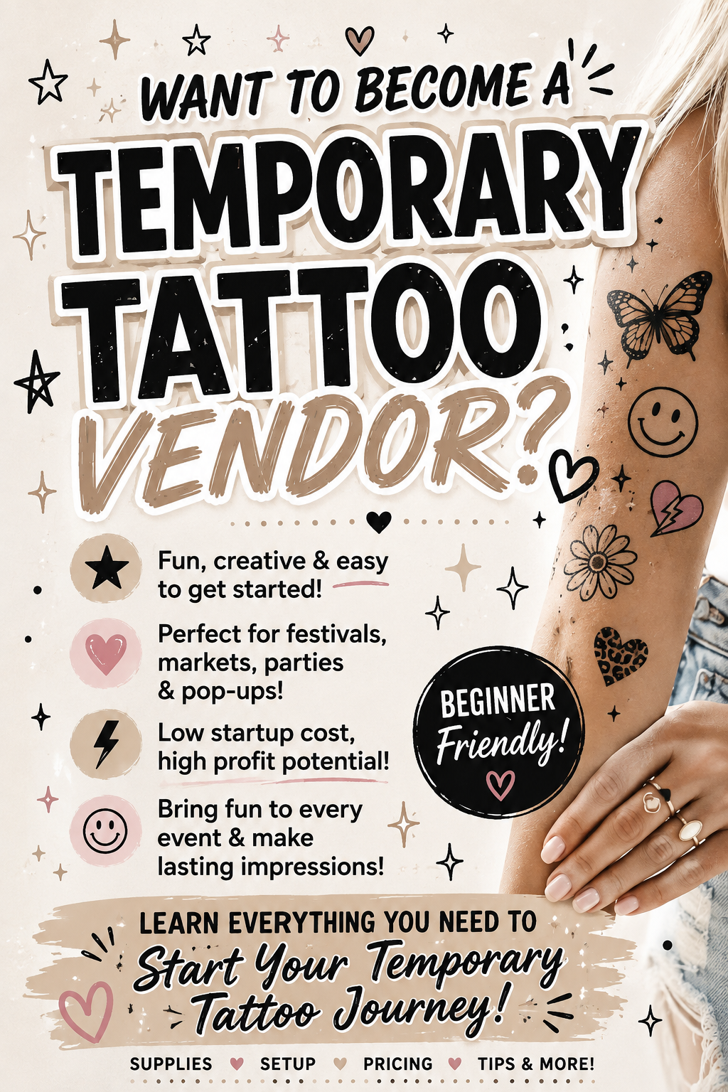 Start your own temporary tattoo business