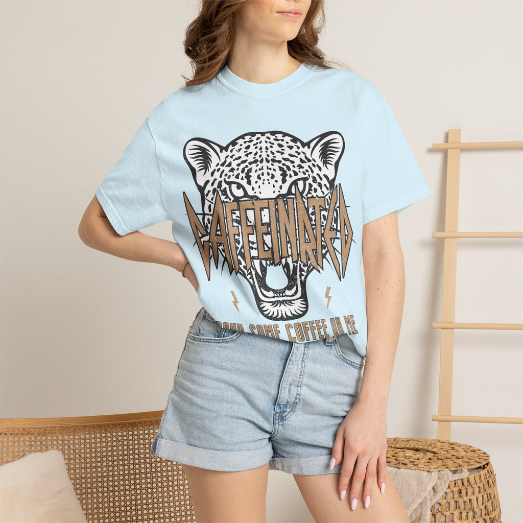 Caffeinated Unisex Garment-Dyed T-shirt
