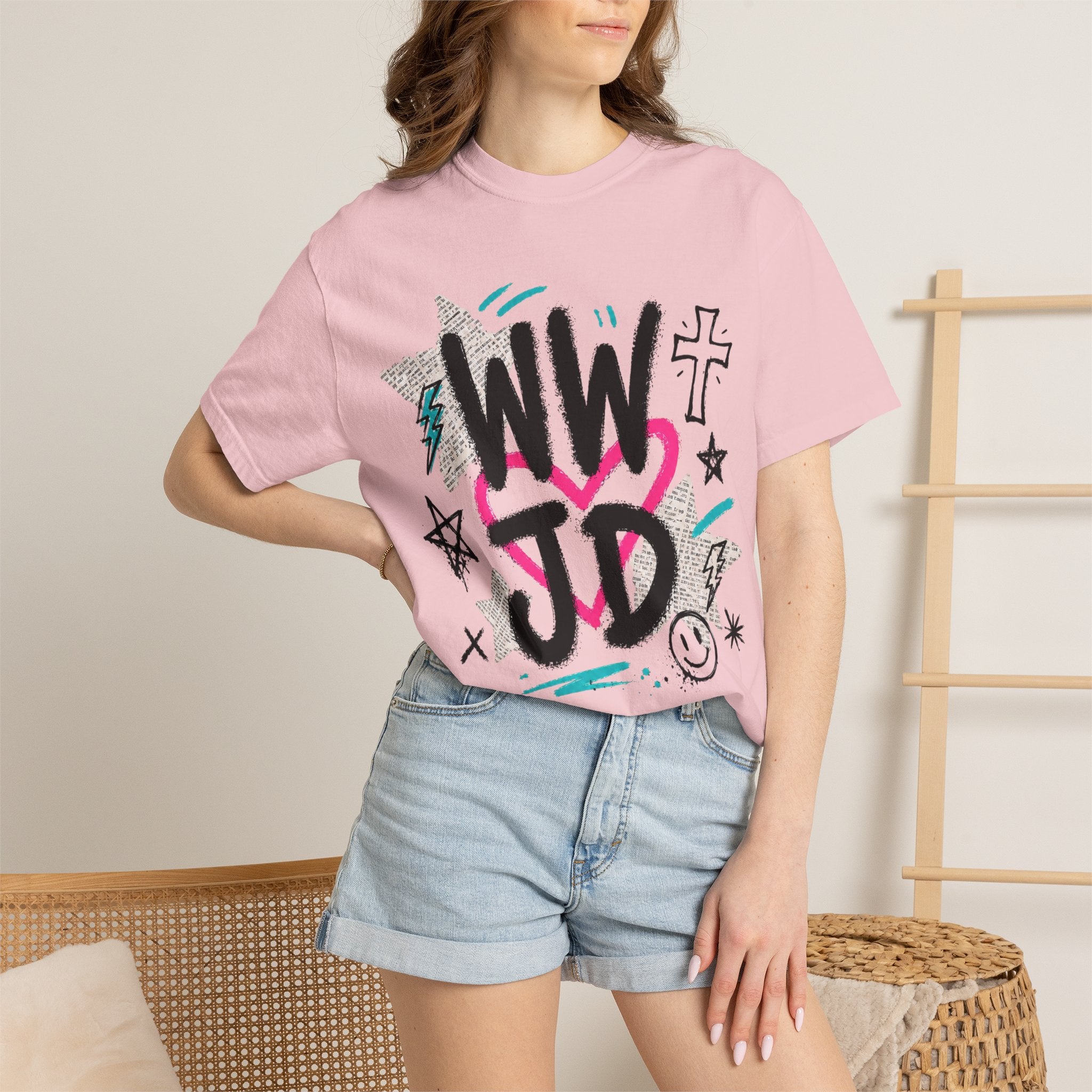 WWJD Unisex Garment-Dyed T-shirt