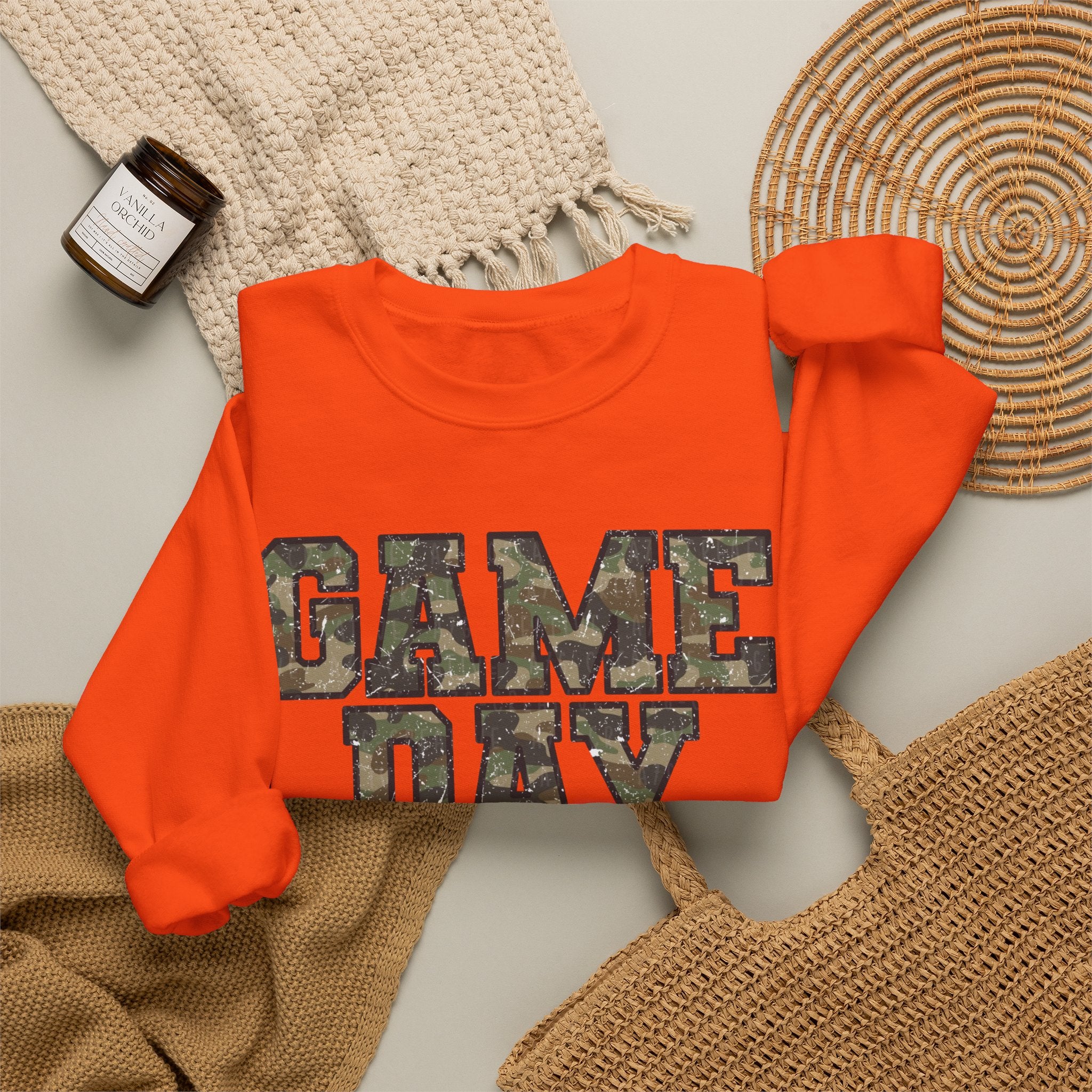 Game Day Camo Crewneck Sweatshirt