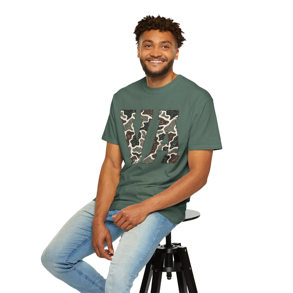 VA Camo Unisex Garment-Dyed T-shirt