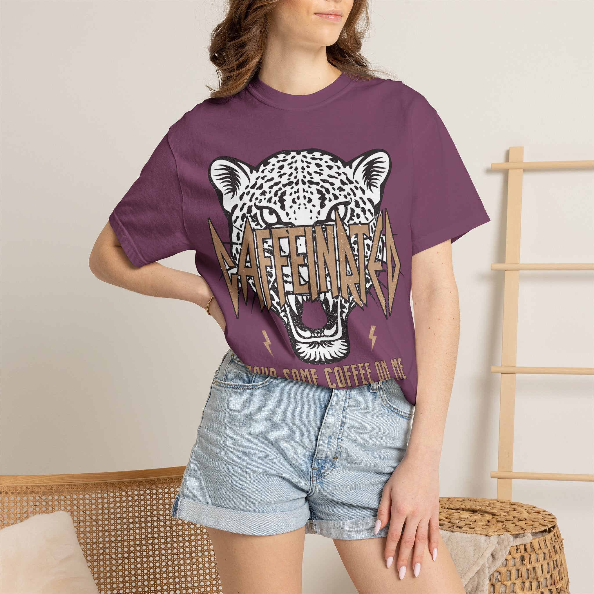 Caffeinated Unisex Garment-Dyed T-shirt