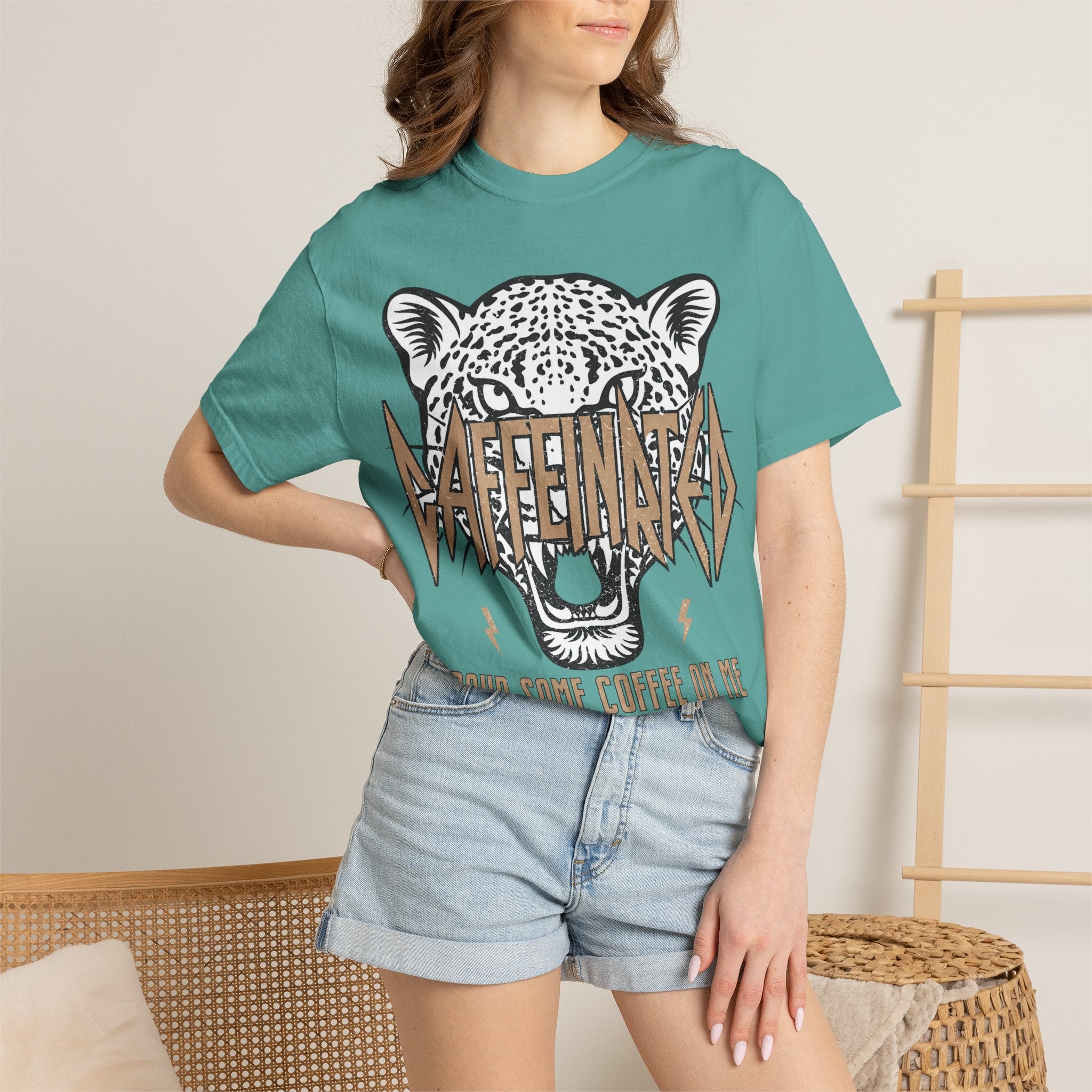 Caffeinated Unisex Garment-Dyed T-shirt