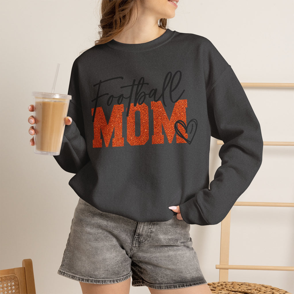 Football Mom Unisex Heavy Blend™ Crewneck Sweatshirt