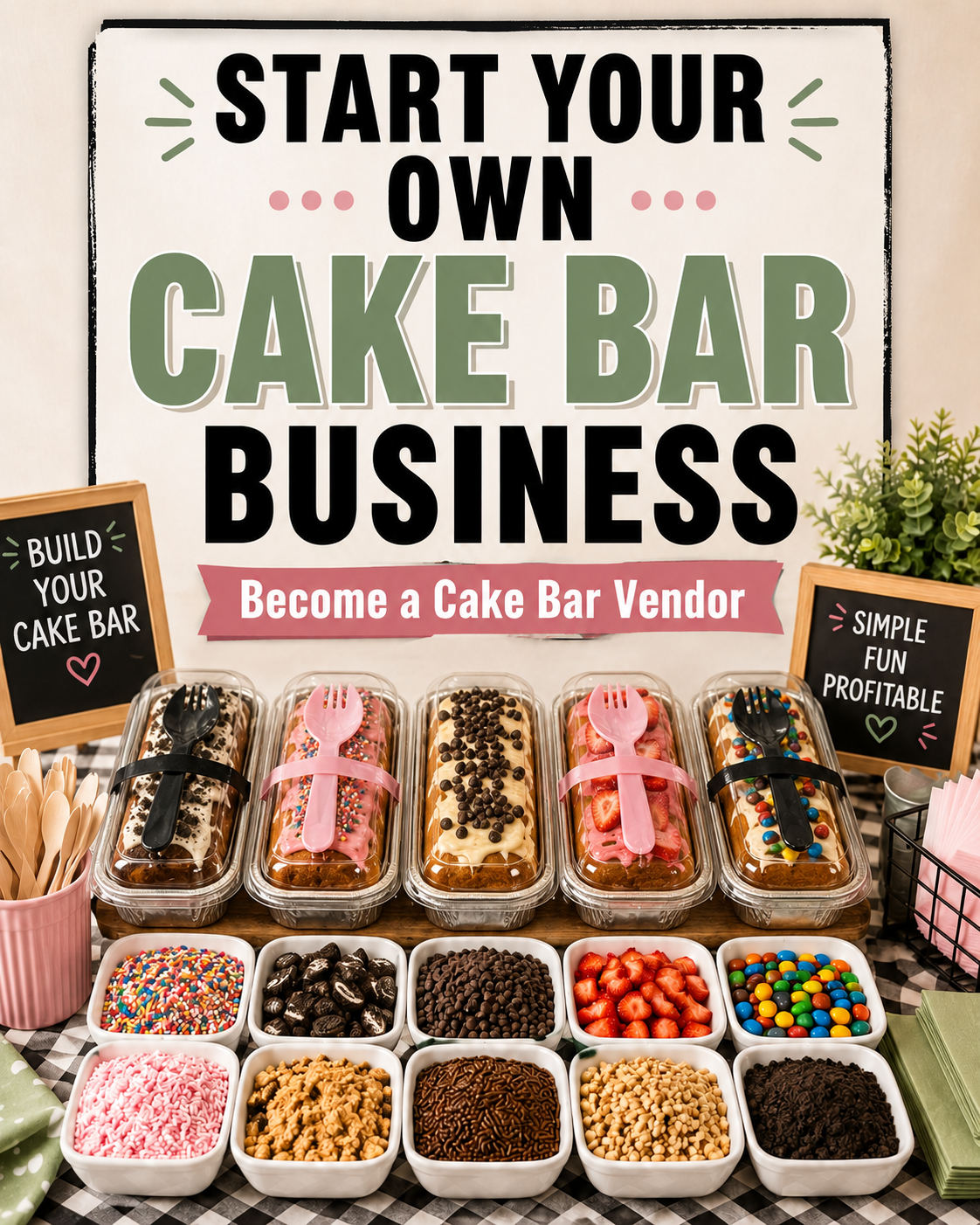 Start your own cake bar business
